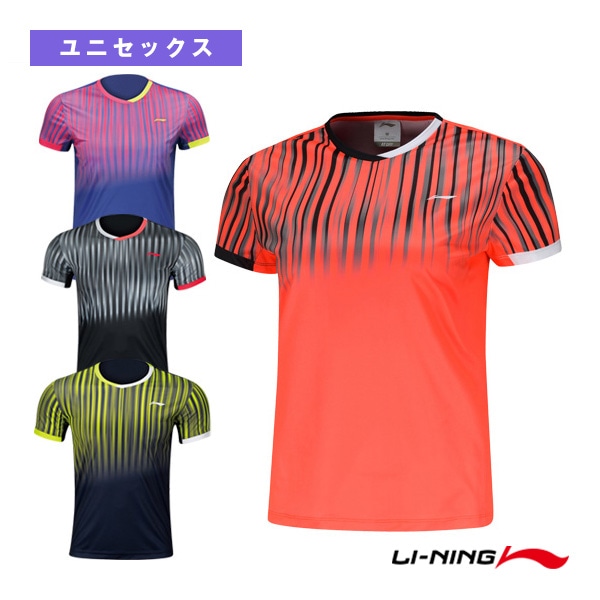 [リーニン テニス・バドミントンウェア（メンズ/ユニ）] ゲームシャツ ユニセックス AAYM147