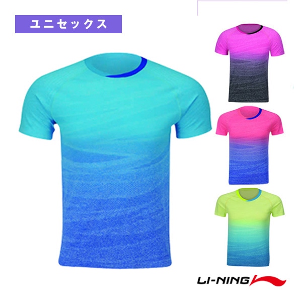 [リーニン テニス・バドミントンウェア（メンズ/ユニ）] 中国ナショナルチーム ゲームシャツ／ユニセックス（AAYM151）