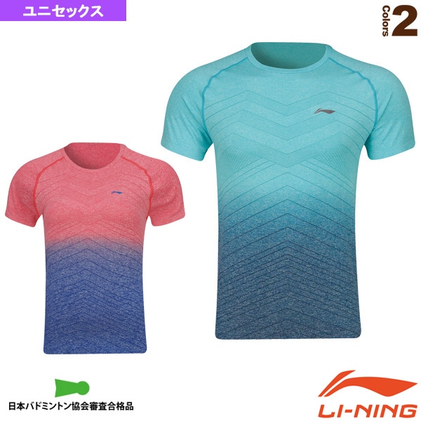 [リーニン バドミントンウェア（メンズ/ユニ）] ゲームシャツ／ユニセックス（AAYN169）