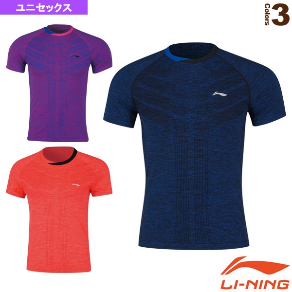 [リーニン テニス・バドミントンウェア（メンズ/ユニ）] 中国ナショナルチームゲームシャツ／ユニセックス（AAYN263）