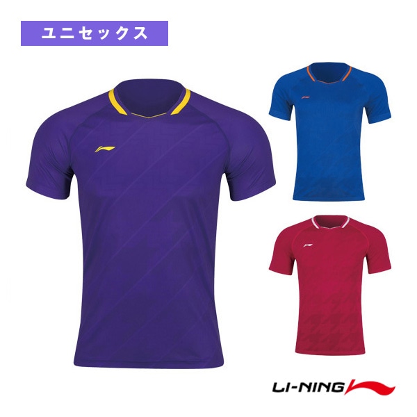[リーニン テニス・バドミントンウェア（メンズ/ユニ）] 中国ナショナルチームゲームシャツ／ユニセックス（AAYP025）