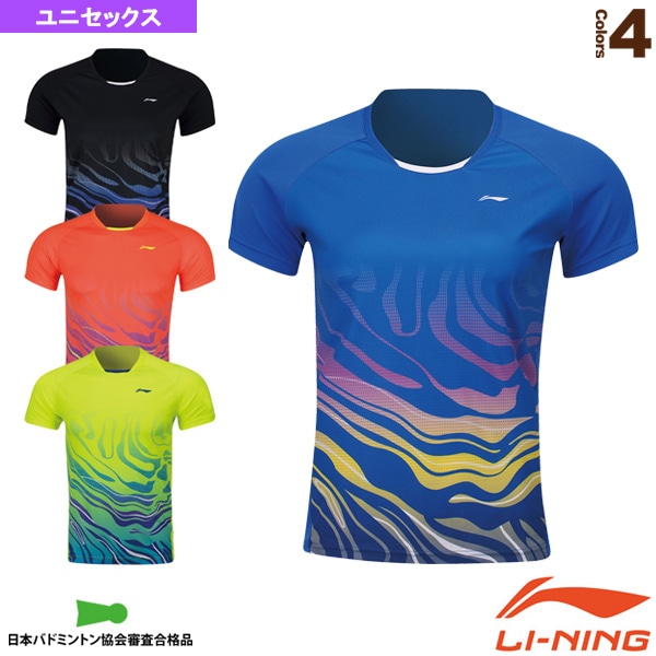 [リーニン バドミントンウェア（メンズ/ユニ）] 中国ナショナルチームゲームシャツ／ユニセックス（AAYP073）