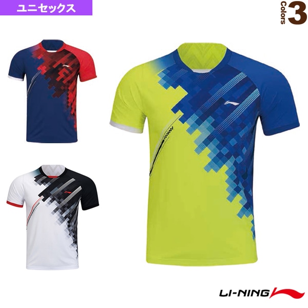[リーニン バドミントンウェア（メンズ/ユニ）] ゲームシャツ ユニセックス AAYR195