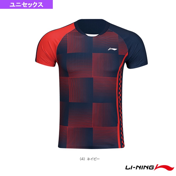 [リーニン バドミントンウェア（メンズ/ユニ）] ゲームシャツ ユニセックス AAYR197