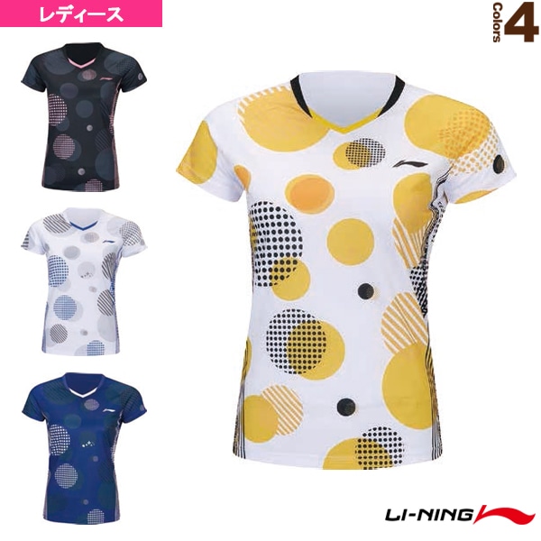 [リーニン バドミントンウェア（レディース）] ゲームシャツ レディース AAYR382