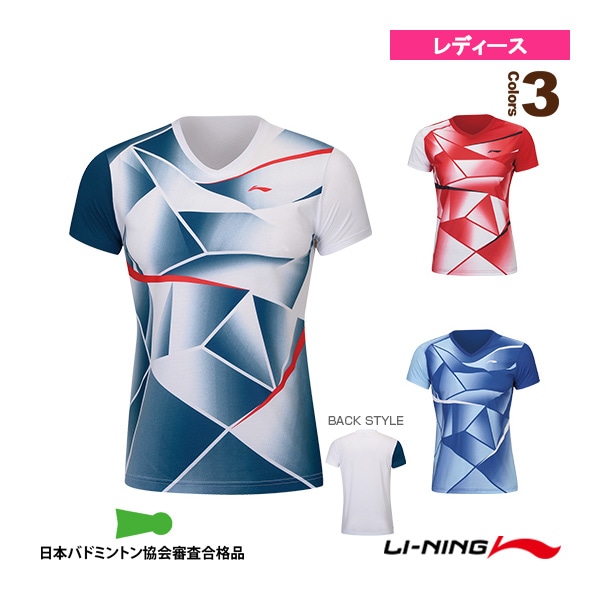 [リーニン バドミントンウェア（レディース）] ゲームシャツ レディース AAYS068