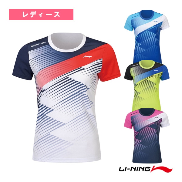 [リーニン テニス・バドミントンウェア（レディース）] ゲームシャツ レディース AAYS076