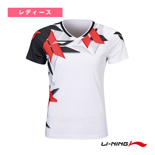 [リーニン バドミントンウェア（レディース）] ゲームシャツ／レディース（AAYS244）