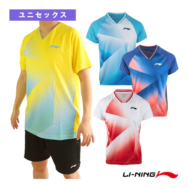 [リーニン バドミントンウェア（メンズ/ユニ）] ゲームシャツ ユニセックス AAYS249