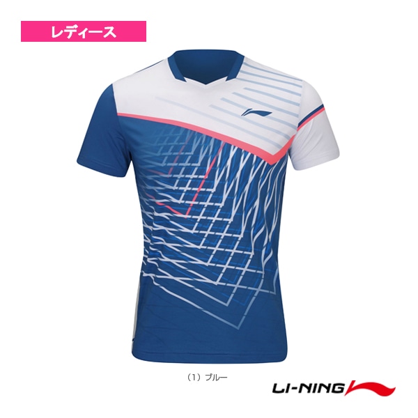 [リーニン バドミントンウェア（レディース）] ゲームシャツ／レディース（AAYT064）