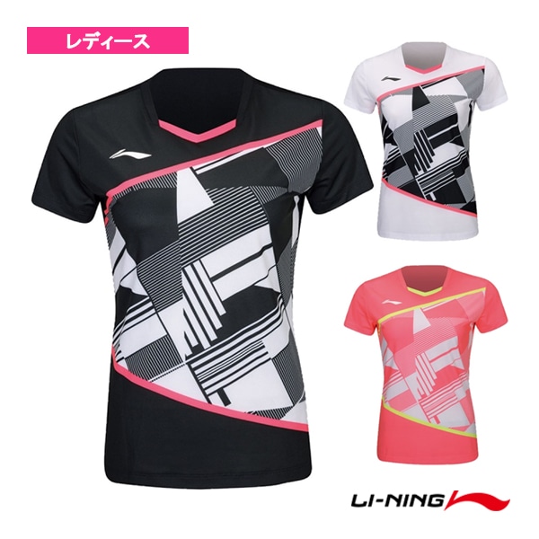 [リーニン バドミントンウェア（レディース）] ゲームシャツ／レディース（AAYT066）