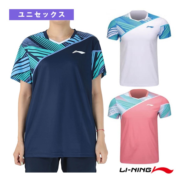 [リーニン バドミントンウェア（メンズ/ユニ）] ゲームシャツ ユニセックス AAYU153