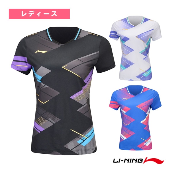[リーニン バドミントンウェア（レディース）] ゲームシャツ レディース AAYU228