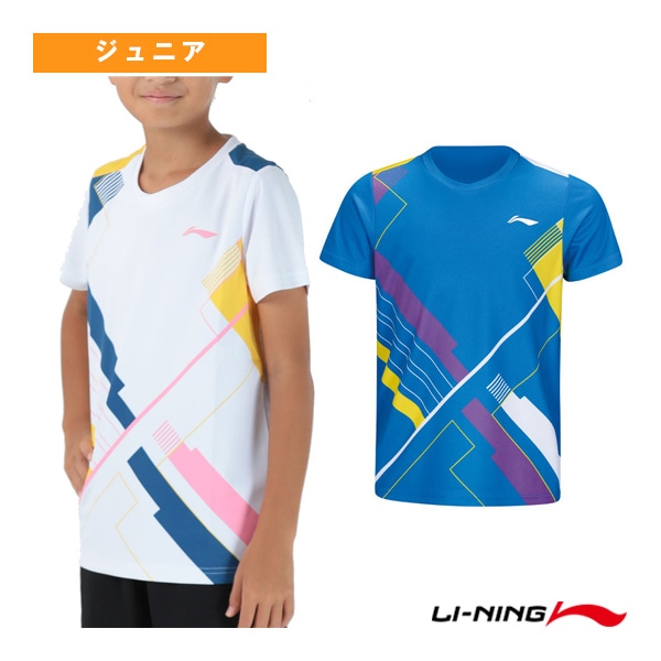 [リーニン バドミントンウェア（ジュニア）] ゲームシャツ ジュニア AAYU244