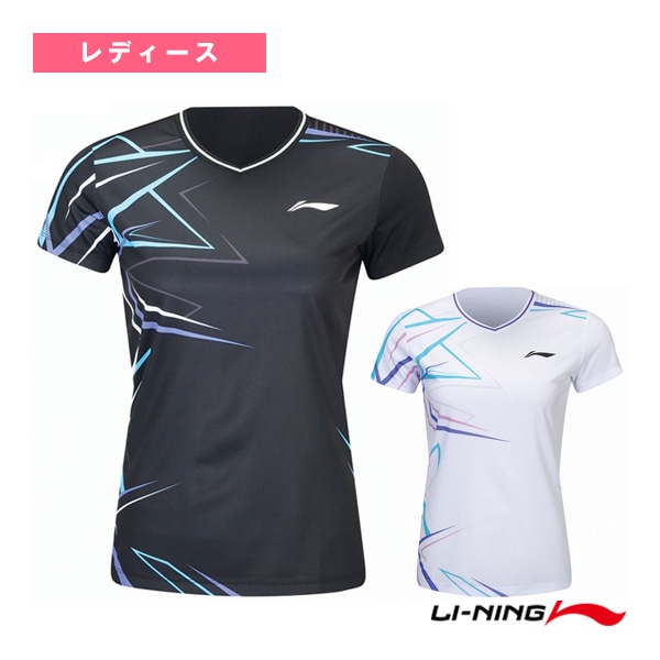 [リーニン バドミントンウェア（レディース）] ゲームシャツ レディース AAYU428／AATU052
