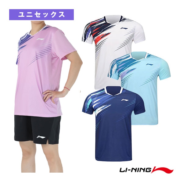 [リーニン バドミントンウェア（メンズ/ユニ）] ゲームシャツ ユニセックス AAYV025