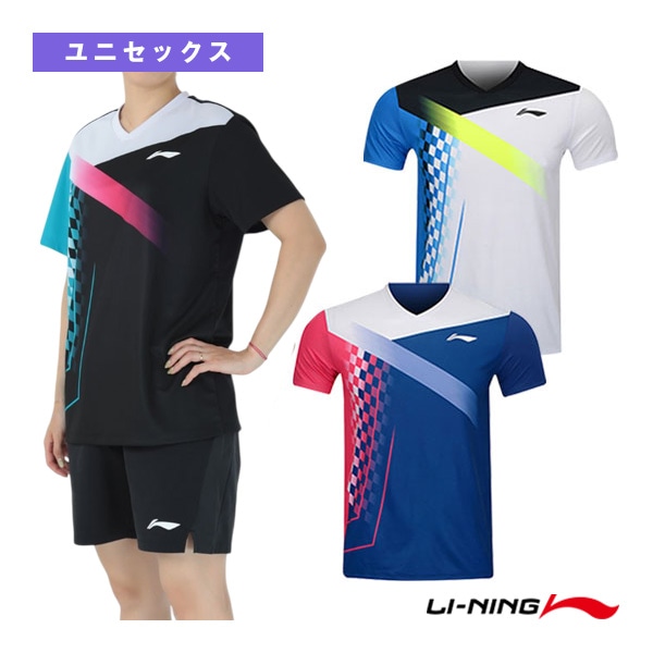 [リーニン バドミントンウェア（メンズ/ユニ）] ゲームシャツ ユニセックス AAYV029