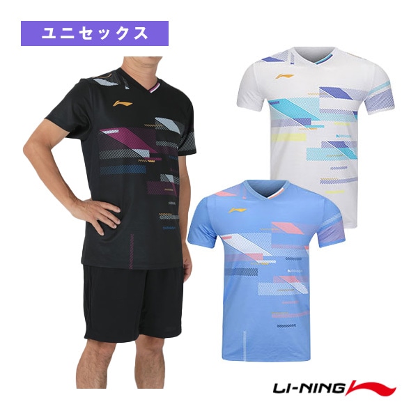[リーニン バドミントンウェア（メンズ/ユニ）] ゲームシャツ ユニセックス AAYV031