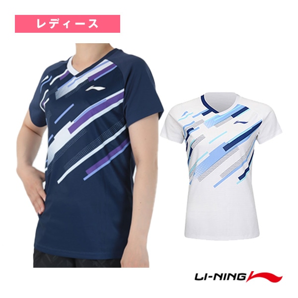 [リーニン バドミントンウェア（レディース）] ゲームシャツ レディース AAYV034