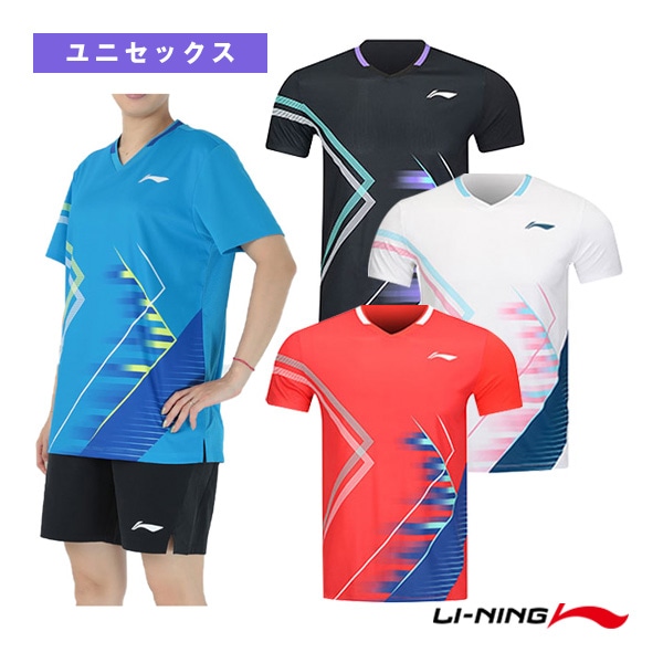 [リーニン バドミントンウェア（メンズ/ユニ）] ゲームシャツ ユニセックス AAYV051