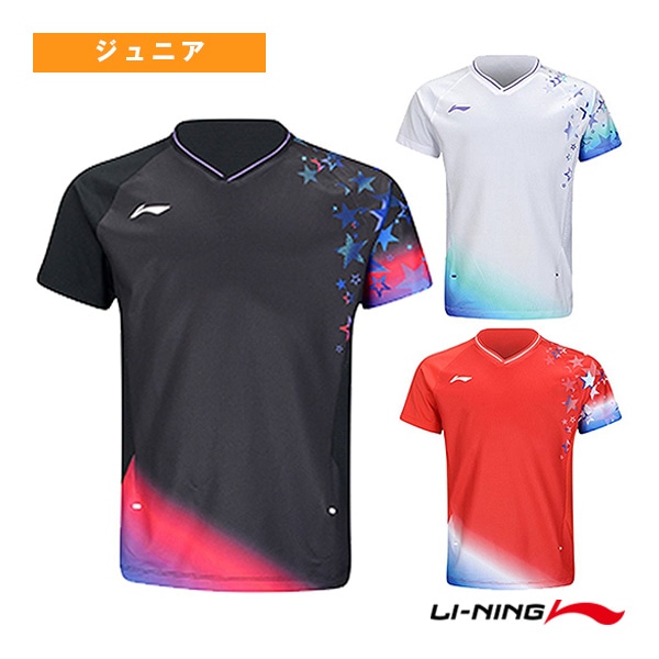 [リーニン バドミントンウェア（ジュニア）] ゲームシャツ ジュニア AAYV096