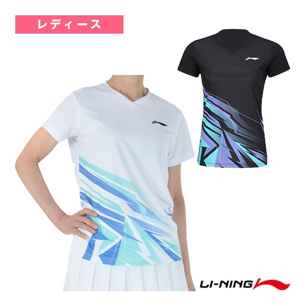 [リーニン バドミントンウェア（レディース）] ゲームシャツ レディース AAYV184