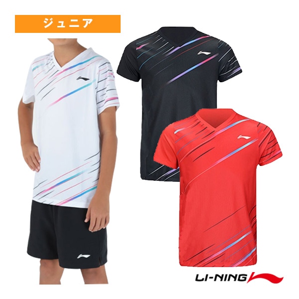 [リーニン バドミントンウェア（ジュニア）] ゲームシャツ ジュニア AAYV186