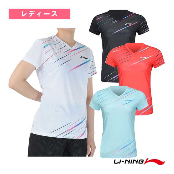 [リーニン バドミントンウェア（レディース）] ゲームシャツ レディース AAYV188