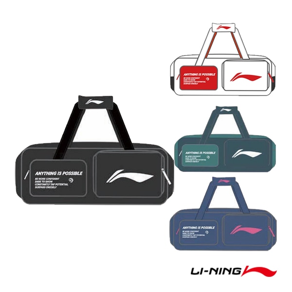 [リーニン バドミントンバッグ] トーナメントバッグ6 ラケット6本収納可 ABLU069