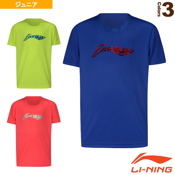 [リーニン バドミントンウェア（ジュニア）] トレーニングTシャツ ジュニア AHSM306