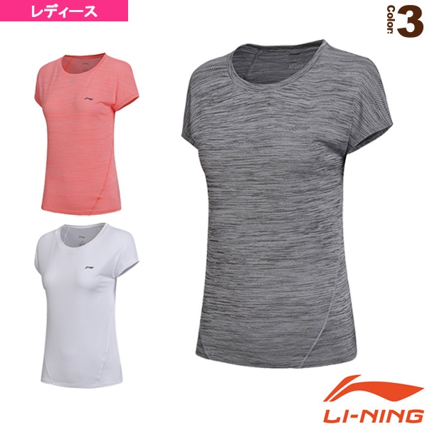 [リーニン バドミントンウェア（レディース）] トレーニングTシャツ レディース ATSN032