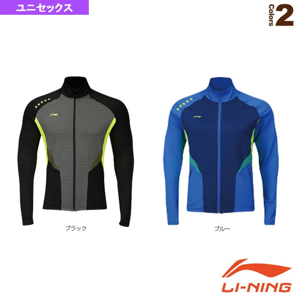 [リーニン テニス・バドミントンウェア（メンズ/ユニ）] ウォームアップシャツ／ユニセックス（AWDM711）