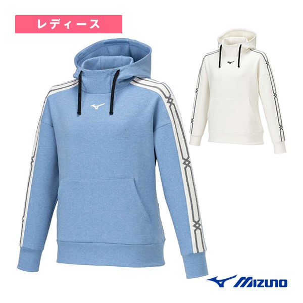 [ミズノ オールスポーツウェア（レディース）] ストレッチスウェットプルオーバーフーディ／レディース（32MCB825）