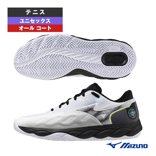 [ミズノ テニスシューズ] ウエーブエンフォースコートワイド WAVE ENFORCE COURT WIDE オールコート ユニセックス 61GA2430