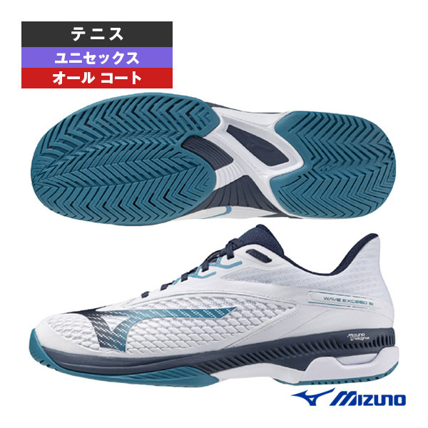 [ミズノ テニスシューズ] ウエーブエクシード6 ワイド AC WAVE EXEED 6 WIDE AC オールコート ユニセックス 61GA2515