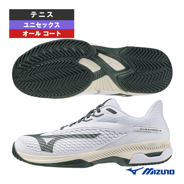 [ミズノ テニスシューズ] ウエーブエクシード6 スーパーワイド AC WAVE EXEED 6 SW AC オールコート ユニセックス 61GA2516
