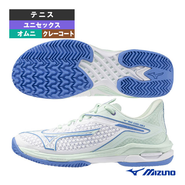[ミズノ テニスシューズ] ウエーブエクシードツアー6 WAVE EXCEED TOUR6 オムニクレーコート レディース 61GB2473