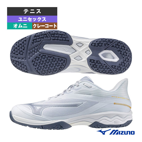 [ミズノ テニスシューズ] ウエーブエクシードコート ワイド OC WAVE EXCEED COURT WIDE OC オムニ・クレー用 ユニセックス 61GB2518