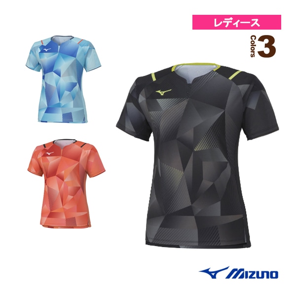 [ミズノ 卓球ウェア（レディース）] ゲームシャツ レディース 82JAA200