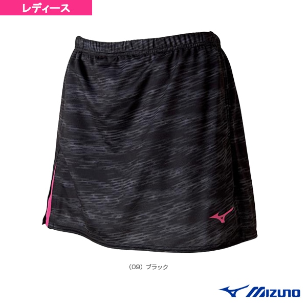 [ミズノ 卓球ウェア（レディース）] ゲームスカート インナー付 レディース 82JB8201