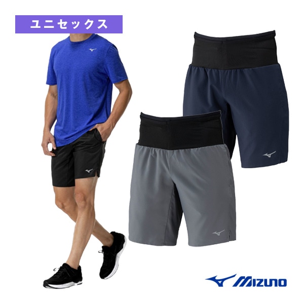 [ミズノ ランニングウェア（メンズ/ユニ）] ランニングマルチポケットパンツハーフ 9インチ ユニセックス J2MBC012