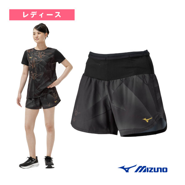 [ミズノ ランニングウェア（レディース）] マルチポケットパンツ グラフィック 4インチ レディース J2MBD250