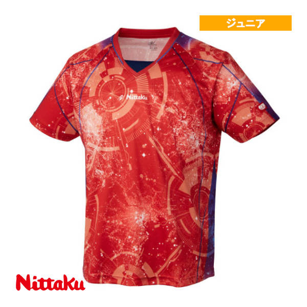 [ニッタク 卓球ウェア（ジュニア）] ブライトシティシャツ／ジュニア（NW-2209）