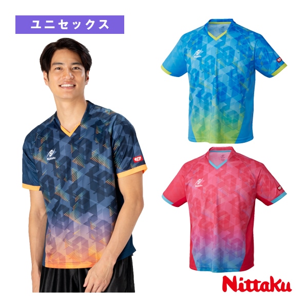 [ニッタク 卓球ウェア（メンズ/ユニ）] スカイスコープシャツ SKYSCOPE SHIRT ユニセックス NW-2214