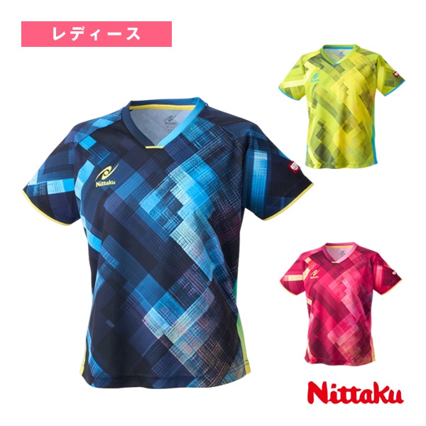 [ニッタク 卓球ウェア（レディース）] エクラインレディースシャツ ECLAIN LADIES SHIRT レディース NW-2220