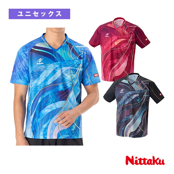 [ニッタク 卓球ウェア（メンズ/ユニ）] エレイスシャツ ユニセックス NW-2224