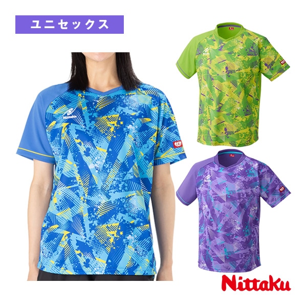 [ニッタク 卓球ウェア（メンズ/ユニ）] ポッピングシャツ ユニセックス NW-2227