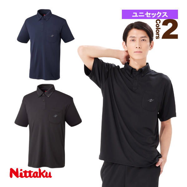 [ニッタク 卓球ウェア（メンズ/ユニ）] ソフトポロシャツ SOFT POLO SHIRT ユニセックス NX-2011
