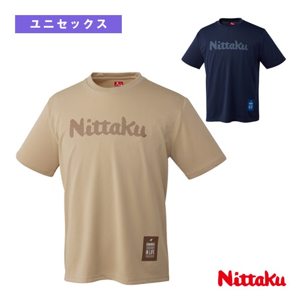[ニッタク 卓球ウェア（メンズ/ユニ）] NittakuドットTシャツ NITTAKU DOT T-SHIRT ユニセックス NX-2015