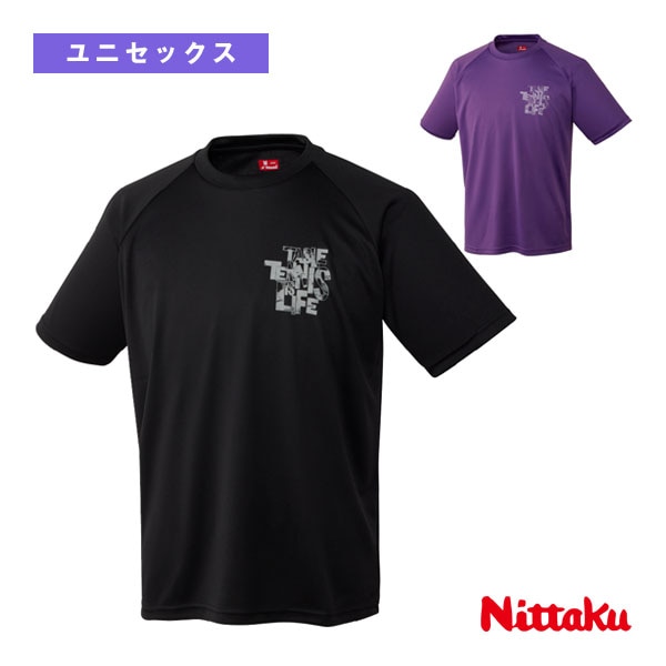 [ニッタク 卓球ウェア（メンズ/ユニ）] ワンポイントTシャツ ONEPPOINT T-SHIRT ユニセックス NX-2016